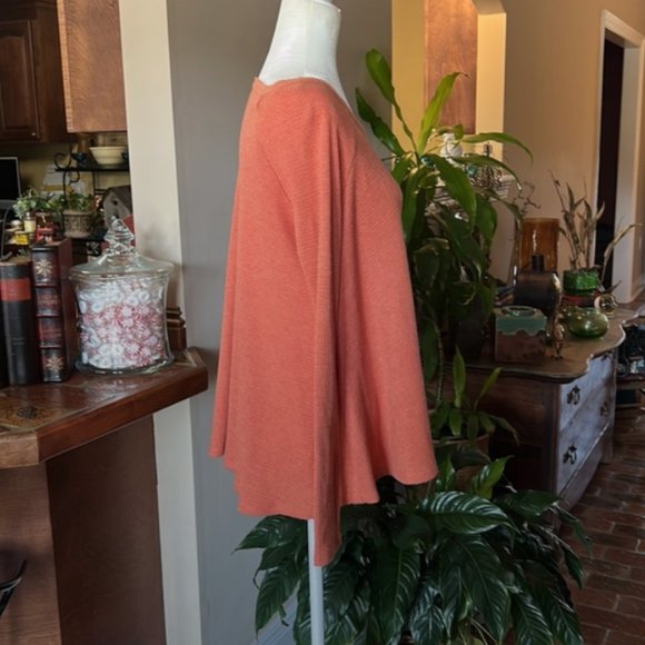 Free People We the Free Thermal waffle Knit Swing top szS - Picture 7 of 11